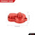 RCAWD Losi Mini-B -T upgrades Gear Cover Durable Finish LOS211016 anodized Red