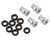 Hot Racing SXTF160R Axial SCX24 Shock Mount Pivot Balls & O-Rings Hardware Set