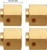 INJORA 5/8.5/10mm Heavy Brass 12mm Wheel Hex Extenders TRX4 INJCRAW2017255_10