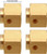 INJORA 4PCS 5/8.5/10mm Heavy Brass 12mm Wheel Hex Extender TRX4 CRAW2017255_8.5