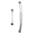 Injora CNC Aluminum Steering Link Set for Axial SCX24 RC Crawler Gray SCX24-13GL