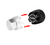 INJORA M2.5 Wheel Lock Nuts with Aluminum Cap for TRX4M Ascent-18 Black WH-28BK
