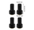 INJORA M2 Brass Nuts for INJORA +5mm Wheel Hex Extenders Black (INJSCX24-129-4)