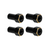 INJORA M2 Brass Nuts for INJORA +5mm Wheel Hex Extenders Black (INJSCX24-129-4)