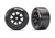 Traxxas 10875-BLK Rear Mini Rally Wheels with Soft Compound Slick Tires 2-Pack