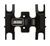 INJORA Brass Skid Plate Gearbox Transmission Mount for Axial SCX24 SCX24-111BK