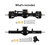 INJORA +4mm Planet Axles with Double Joint Shafts for 1/24 SCX24 - SCX24-190BKFR