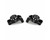 Hot Racing Arrma® Mini Kraton® CNC-Machined Aluminum Rear Hubs Black HRAAMN22M01