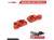 RCAWD Losi Mini-B Mini-T upgrades Alloy Transmission Case Housing  LOS212017 Red