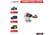 RCAWD SCX30 Center Gearbox Transmission Box Set with Motor Helical Gear SCX3025S