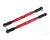 Traxxas X-Maxx Aluminum Toe Links Red Turnbuckles Set of 2 Upgrade Part TRX7748R