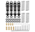 INJORA 36mm Big Bore Oil Shocks Aluminum for 1/24 SCX24 FCX24M - INJSCX24-198BK