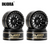 INJORA 0.7" D19 Ripple Black Brass Wheels for 1/30 SCX30 (W7005) - INJW7005BB-19