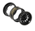 INJORA 0.7" D19 Ripple Black Brass Wheels for 1/30 SCX30 (W7005) - INJW7005BB-19
