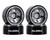 Injora Axial SCX30 D18  6-Spoke Micro Rock Beadlock Wheels Titanium W7001TI-18
