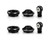 Hot Racing Arrma Mini Shock Collars Spring Retainers & Rod Ends Set HRAAMN154X01