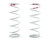 Traxxas 1/10 GTR Shocks XX-Long Springs Pink Stripe 0.884 Rate Replacement 7447