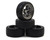 Traxxas 8375 Response Tires on Black Chrome 1.9 Wheels Pre-Glued 4-Tec 2.0 Set 4
