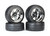 Traxxas 8375 Response Tires on Black Chrome 1.9 Wheels Pre-Glued 4-Tec 2.0 Set 4