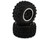 Traxxas Black & Satin Front Wheels w/ Sledgehammer Tires Set of 2 (10771-STBLK)