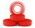 Injora 1.9" 1/10 Crawler Tires Silicone Rubber Inserts 118-122mm INJDGT-1906RD
