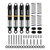 INJORA LS 55mm Aluminum Oil Shocks for 1/18 TRX4M Upgrade Dampers Black 4M-123BK