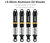 INJORA LS 55mm Aluminum Oil Shocks for 1/18 TRX4M Upgrade Dampers Black 4M-123BK