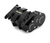INJORA Complete Transmission with Brass Skid Plate for 1/30 SCX30 Black SCX30-31