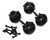 Pro-Line Trencher 2.8" Tires w/Raid 6x30 Wheels M2 Black Removable Hex PRO117010