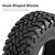 INJORA MAVERIX M/T 1.9" S5 Crawler Tires (4.19" OD) (T1927) Black Set 4 Rubber