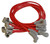 MSD IGNITION Msd Ignition Small Block Chevy Red Super Conductor Spark Plug Wire Set (Socket Distributor Cap) 