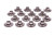 PAC RACING SPRINGS Pac Racing Springs Valve Spring Retainers - Tool Steel (16) Pac-R641 