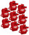 MSD IGNITION Msd Ignition 98-06 Gm Ls1/Ls6 Red Pro Power Ignition Coils - 8 Pack 