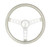 GRANT Grant Silver Metal Flake Grip Silver Spoke 15" Steering Wheel 