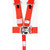 Racequip Red Latch & Link 5-Point Harness