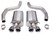 CORSA PERFORMANCE Corsa Performance 06-13 C6 Corvette Z06/Zr1 Sport Axleback System - Polished Tips 