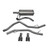 CORSA PERFORMANCE Corsa Performance 09-18 Dodge Ram 4.7/5.7L Cat Back Exhaust Kit 