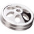 BILLET SPECIALTIES Billet Specialties 2-Groove Key Way Power Steering Pulley 