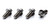 KING RACING PRODUCTS King Racing Products Fuel Tank Bolts Titanium 4Pcs 12 Point Heads 