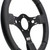  MPI 13" 5-Bolt Leather Drag Racing Aluminum Steering Wheel - Black Marker 