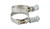 VIBRANT PERFORMANCE Vibrant Performance Stainless Spring Loaded T-Bolt Clamps 4.28-4.58 