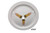 DOMINATOR RACING PRODUCTS Dominator Racing Products Wheel Cover Bolt-On White 1012-B-Wh 