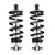 ALDAN AMERICAN Aldan American Coil Over Shock Kit - Front Gm A-Body 64-67 Abfms 