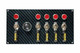 MOROSO Moroso Fiber Design Switch Panel - Black/Black 74139 