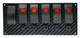 MOROSO Moroso Fiber Design Switch Panel - Black/Black 74193 