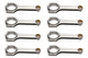 EAGLE Eagle Bbc 4340 Forged H-Beam Rods 7.100In Crs7100c3dl19 