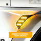 XKGlow Xkglow Xk-Vent-A-Kit Amber Jeep Jl & Jt Fender Vent Turn Signal & Running Light 