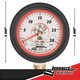 Longacre 52024 Standard 2" GID Tire Pressure Gauge 0-30 PSI by 1/4 LB