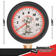 Longacre Racing 52034 Standard 2" GID Tire Pressure Gauge 0-15 PSI by 1/4 LB