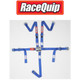 RaceQuip Racequip Youth Latch & Link 5 Point Racing Harness Set Sfi 16.2 Seat Belt Set For Quarter Midget & Jr. Dragster Blue 